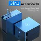 3 In 1 Power Bank Wireless Battery Charger 4500mAh Capacity For Mobile Phone
