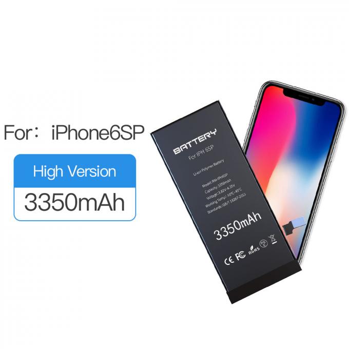 100% Brand New Iphone Lithium Battery 3350mAh High Capacity For Apple 6P 6SP