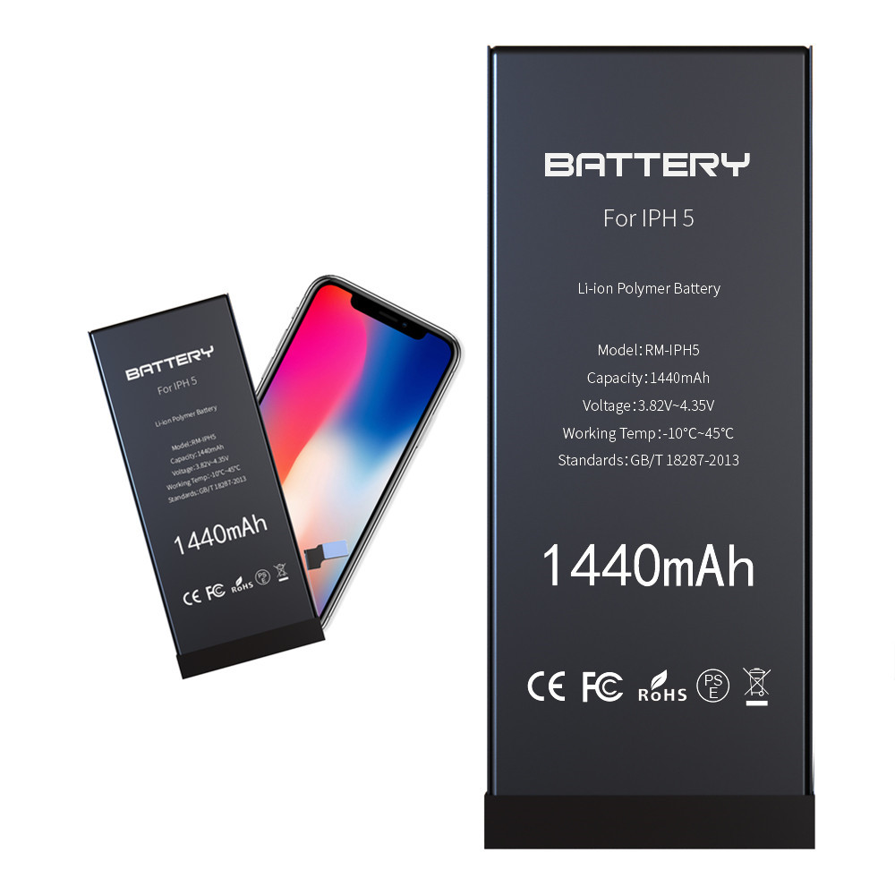 Li Ion Iphone 5 Battery Replacement 1440mAh For Apple Cell Phone Batterie