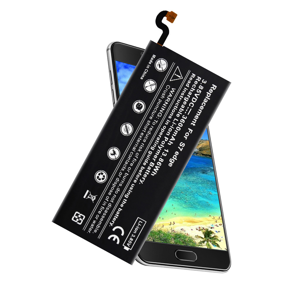 3600mAh Samsung Phone Battery Replacement Neutral Printing Logo For Galaxy S7 Edge