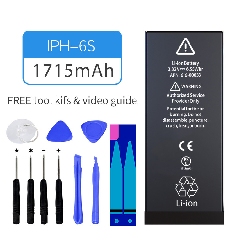 Original Capacity Apple Iphone 6 Battery Lithium Polymer 1715mAh Rechargeable